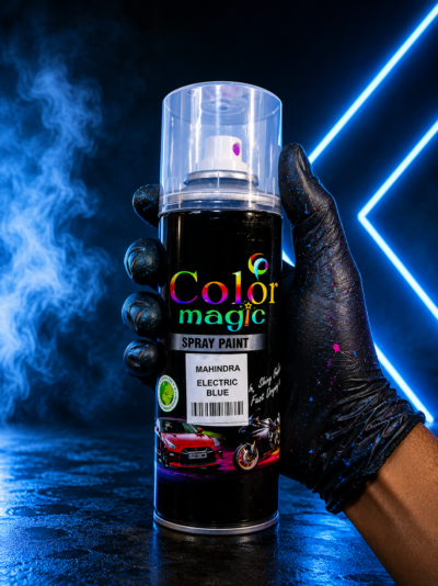 Electric Blue Spray Paint